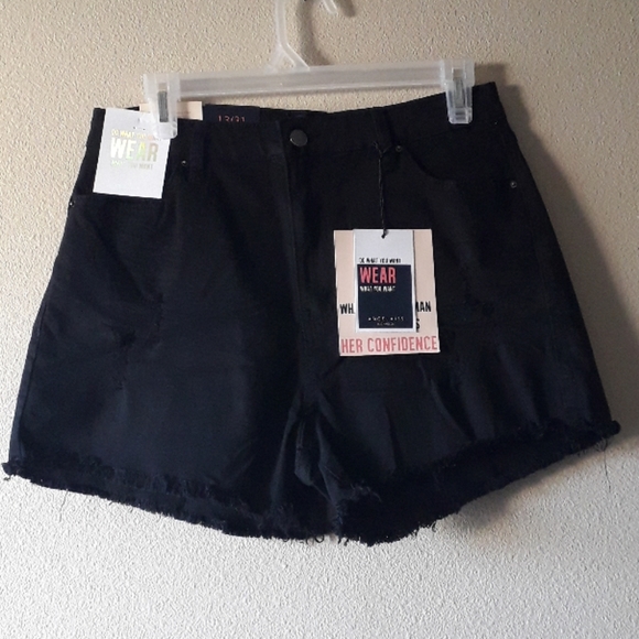 NWT Angel Kiss Distressed Shorts - Picture 1 of 8